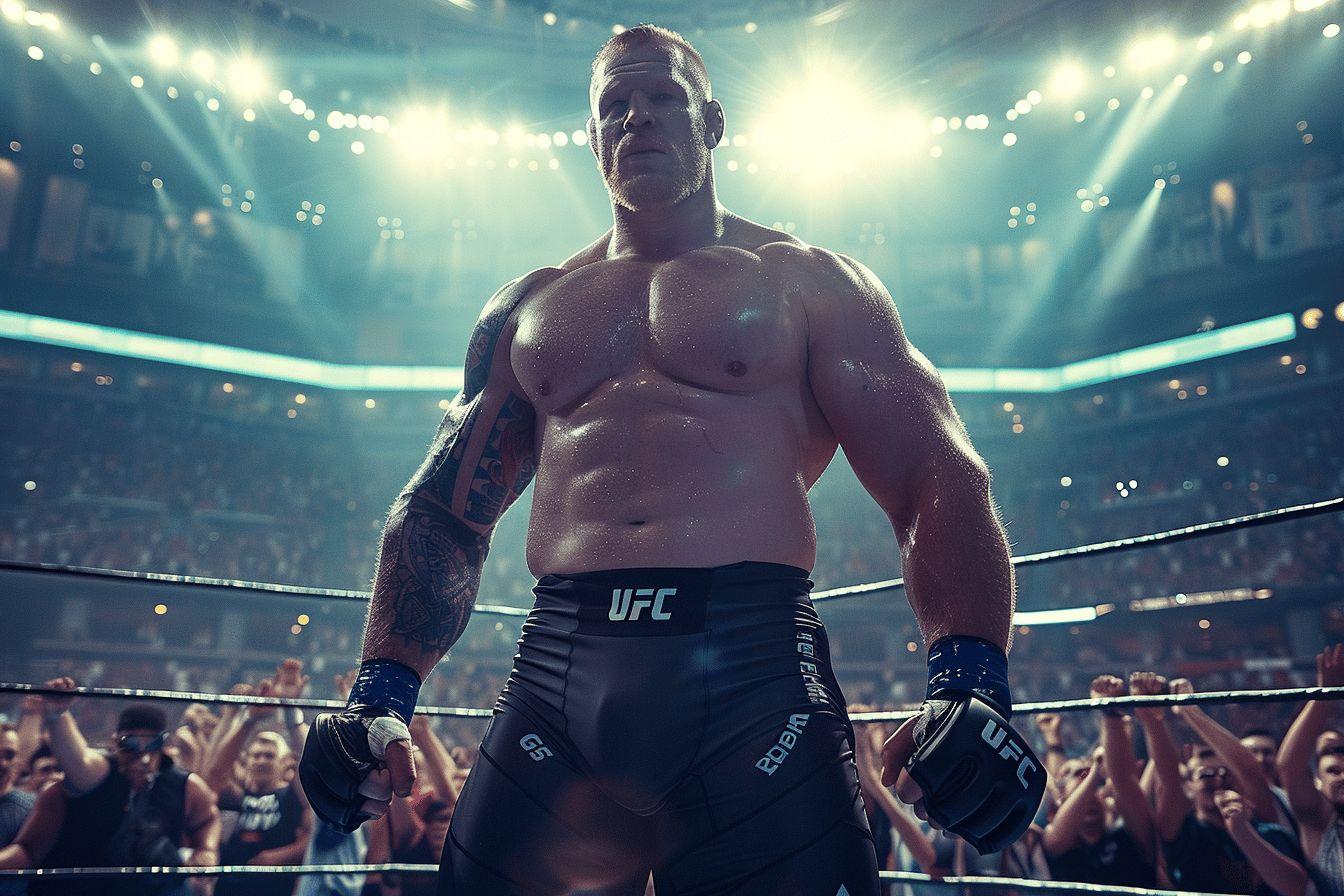 Brock Lesnar fait son retour à la WWE pour participer au Royal Rumble et dominer le ring