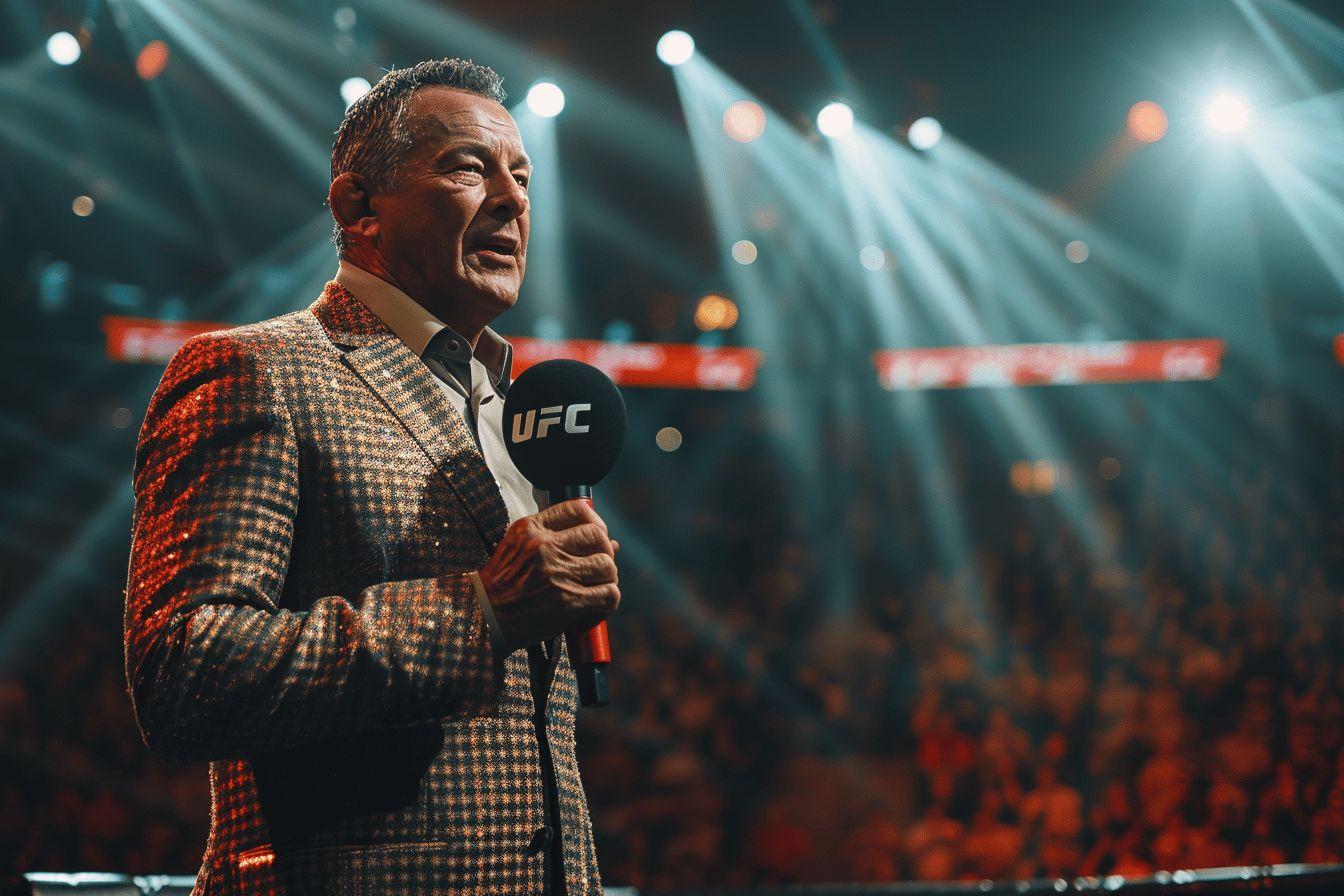 Bruce Buffer : découvrez le salaire impressionnant du speaker millionnaire de l'UFC