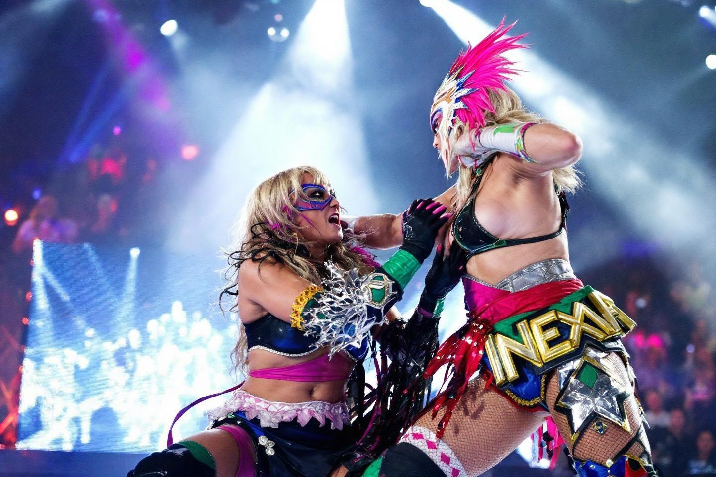 Les catcheuses féminines sur le ring : découvrez l'univers de la lutte au féminin