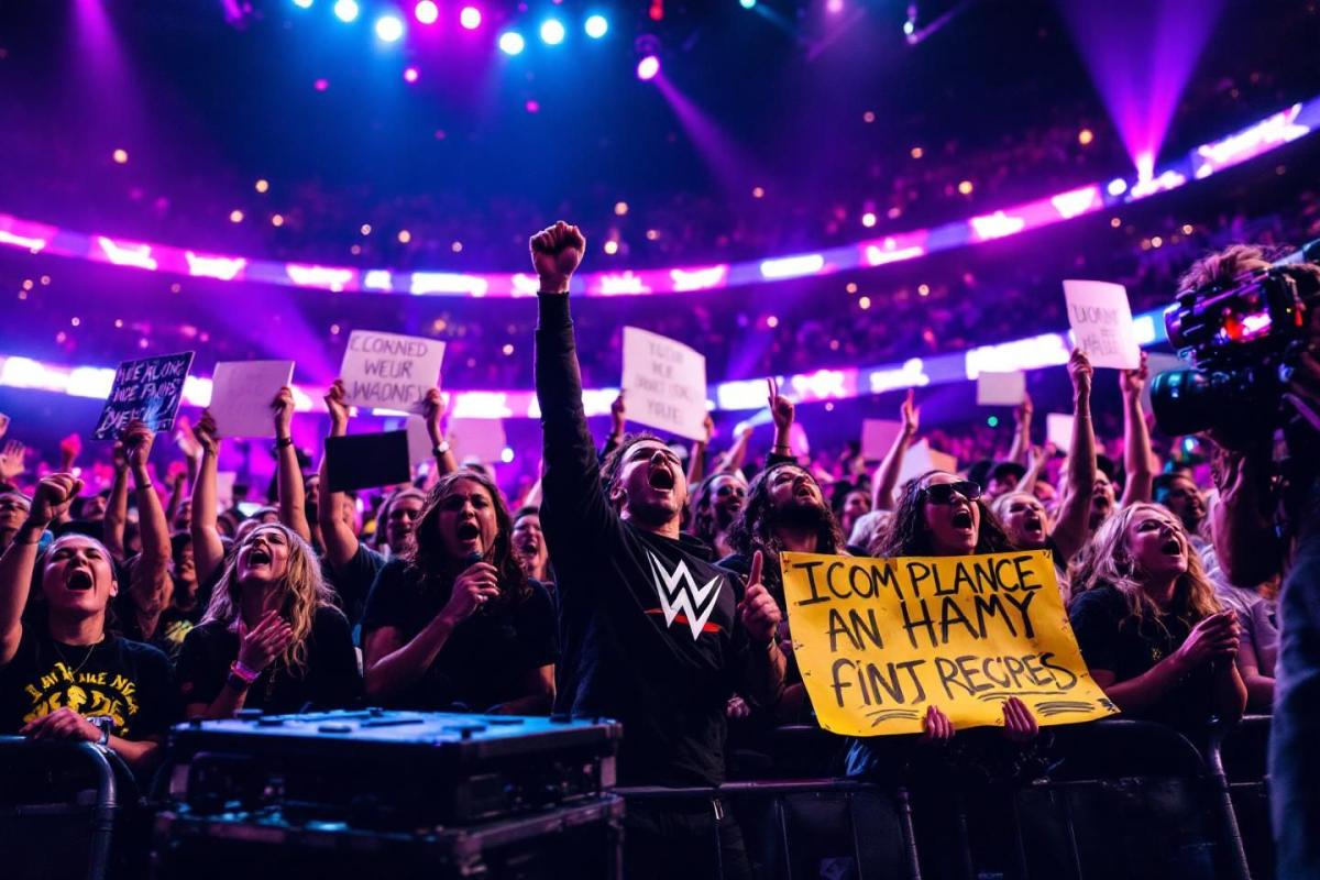 Chant anti-ICE interrompt le match principal d'un show de catch AEW à Las Vegas
