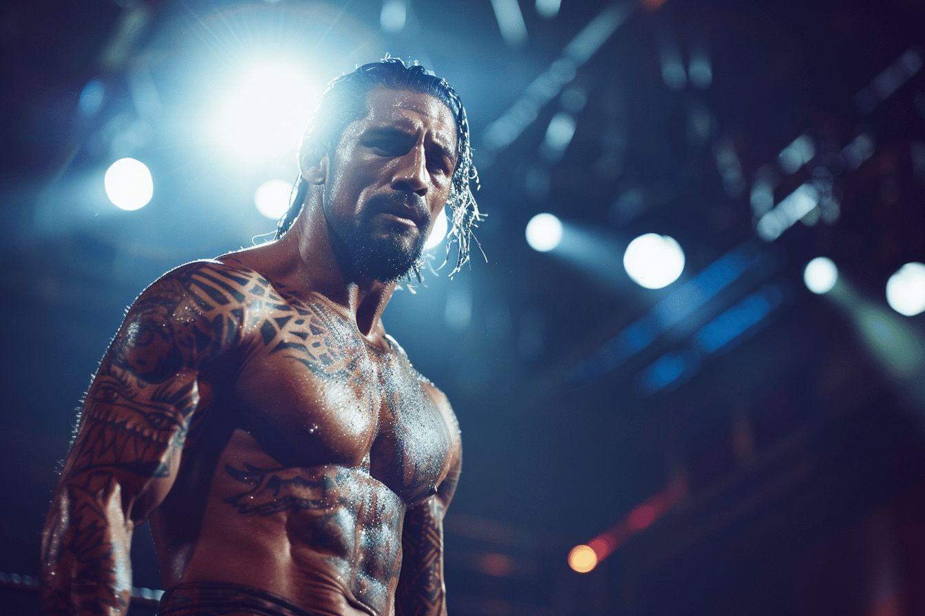 Cover de WWE 2K25 : Roman Reigns en vedette sur la jaquette du jeu de catch