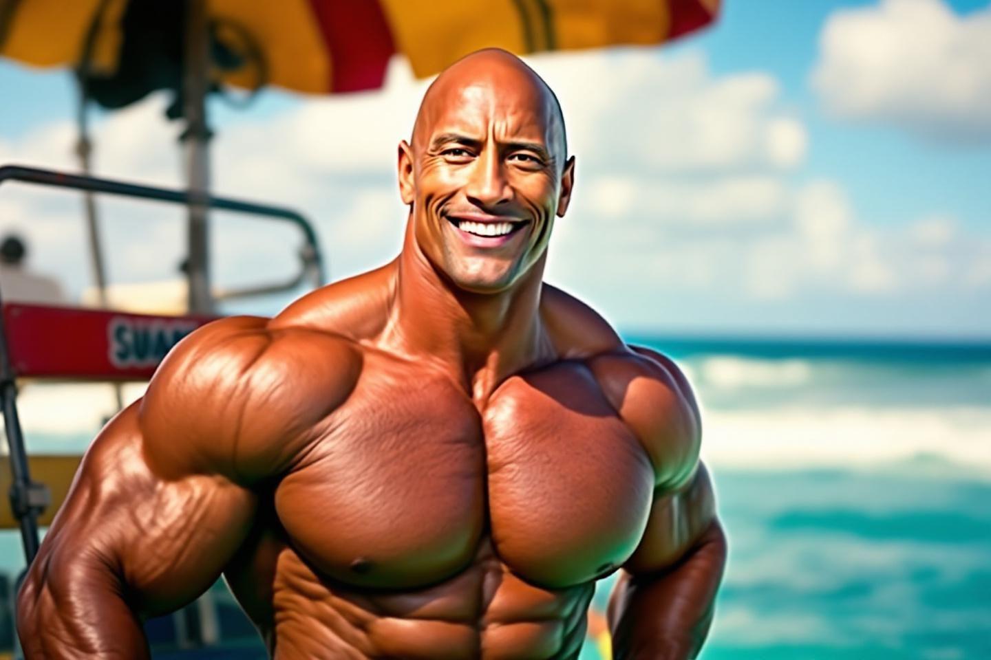 Dwayne Johnson dans Baywatch : du catch au cinéma, découvrez son parcours d'acteur