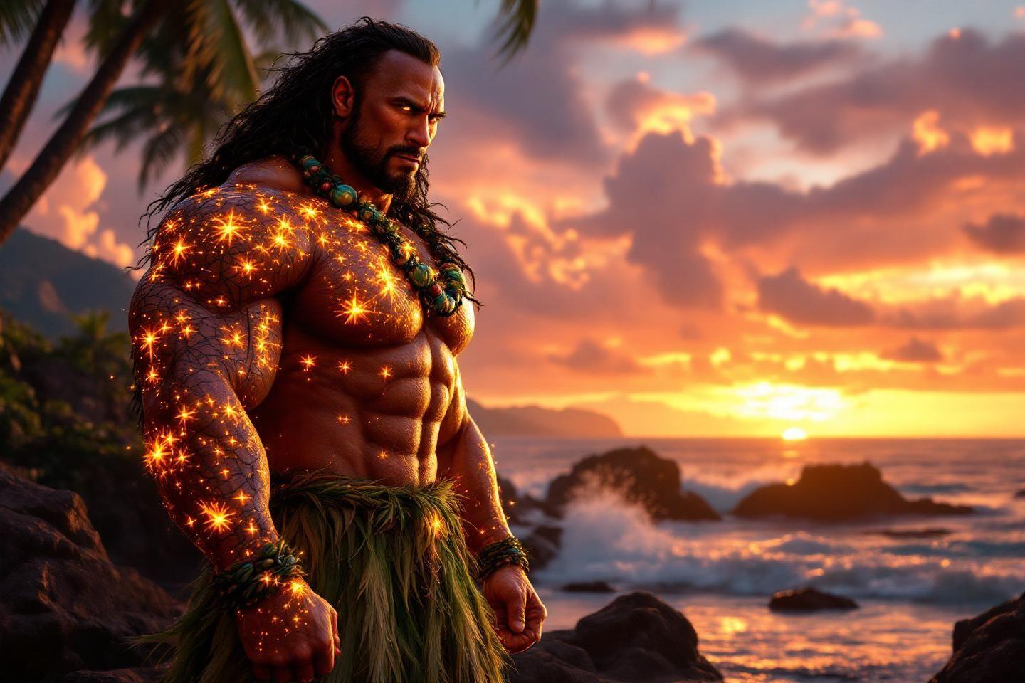 Dwayne Johnson incarne Maui dans le film Vaiana