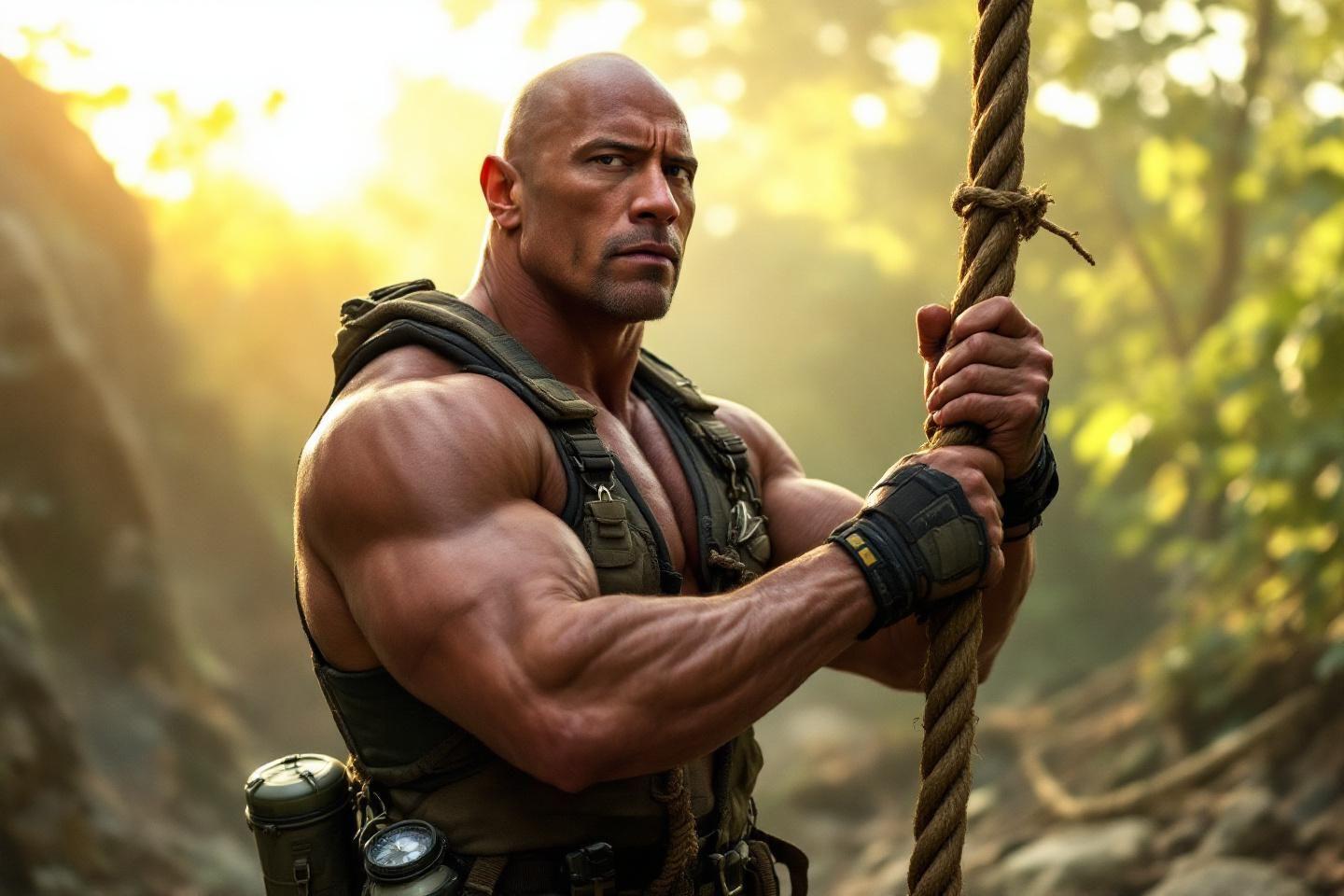 Dwayne Johnson dans Jumanji : film, tournage et suite
