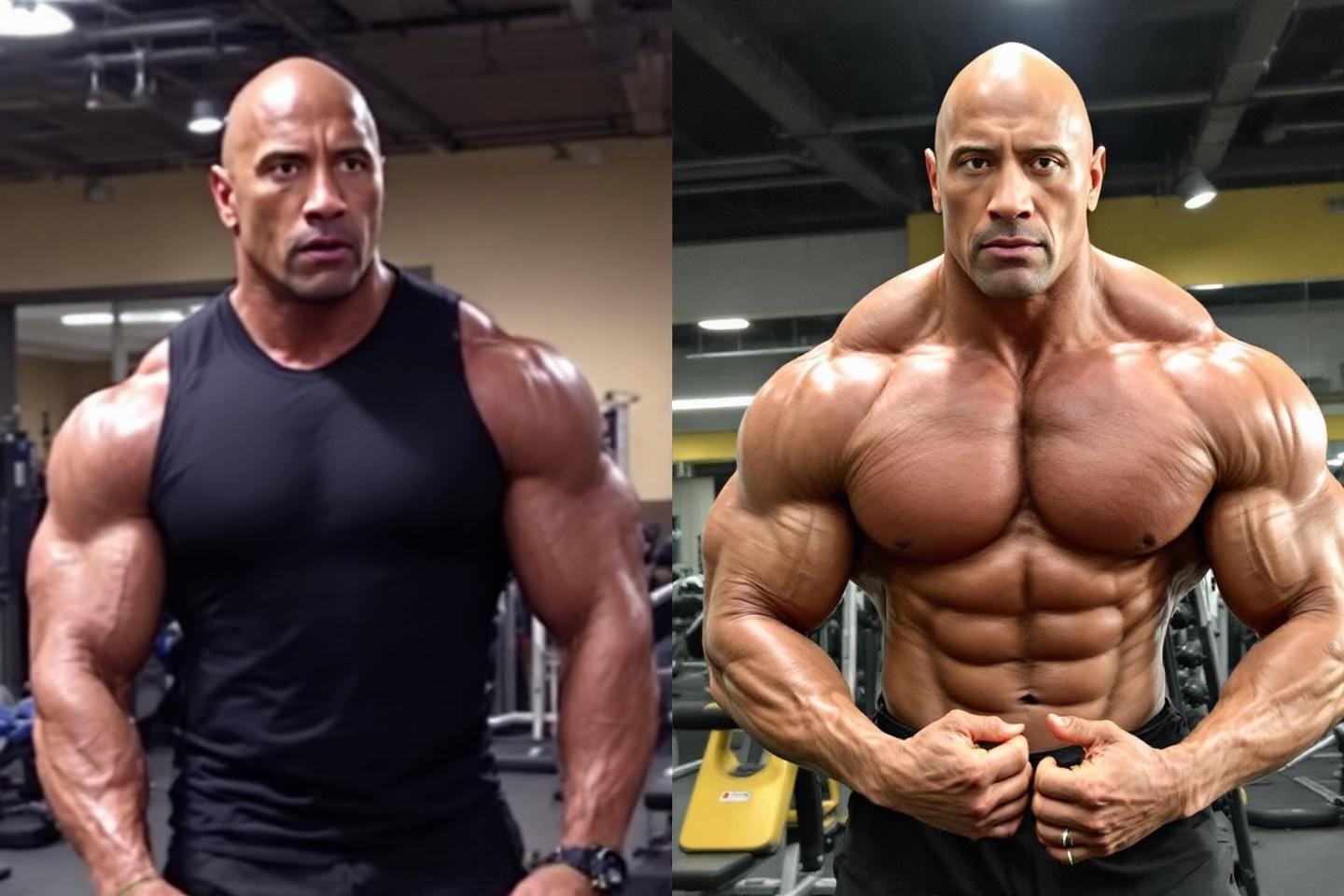 Dwayne Johnson avant après : sa transformation physique impressionnante