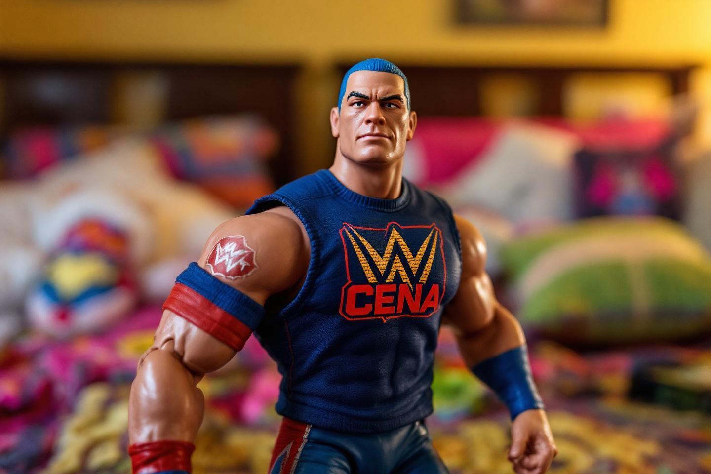 Figurine John Cena Never Give Up - WWE collector disponible dès maintenant