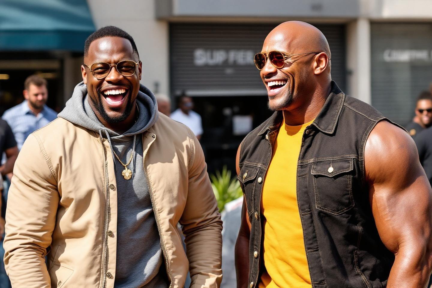 Kevin Hart et Dwayne Johnson : leur collaboration et moments cultes
