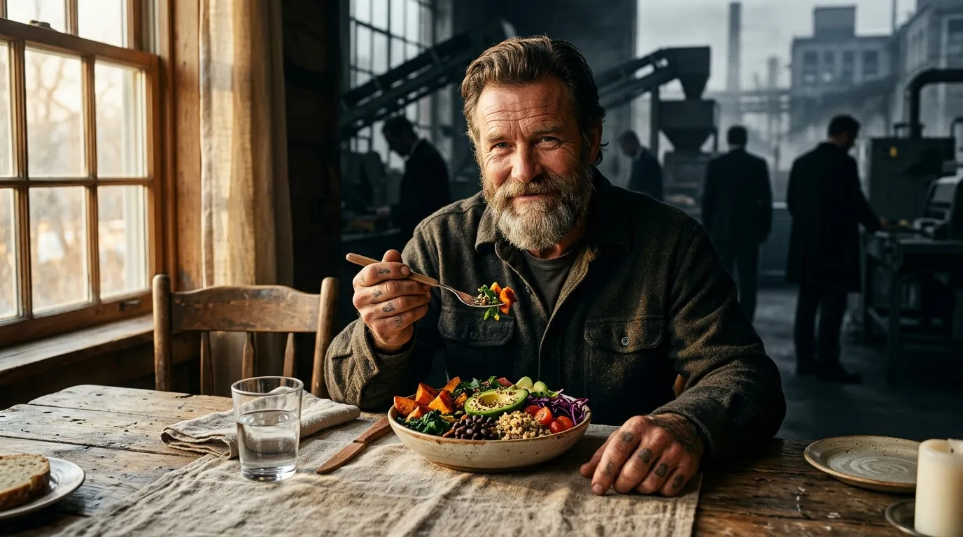 L'idée que les vrais hommes doivent manger de la viande est une invention de l'industrie alimentaire