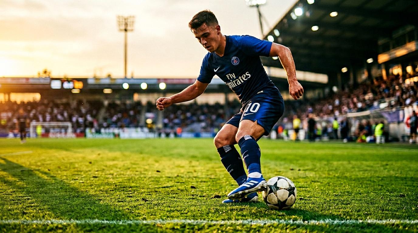 Maîtriser le double contact au foot : technique et dribble