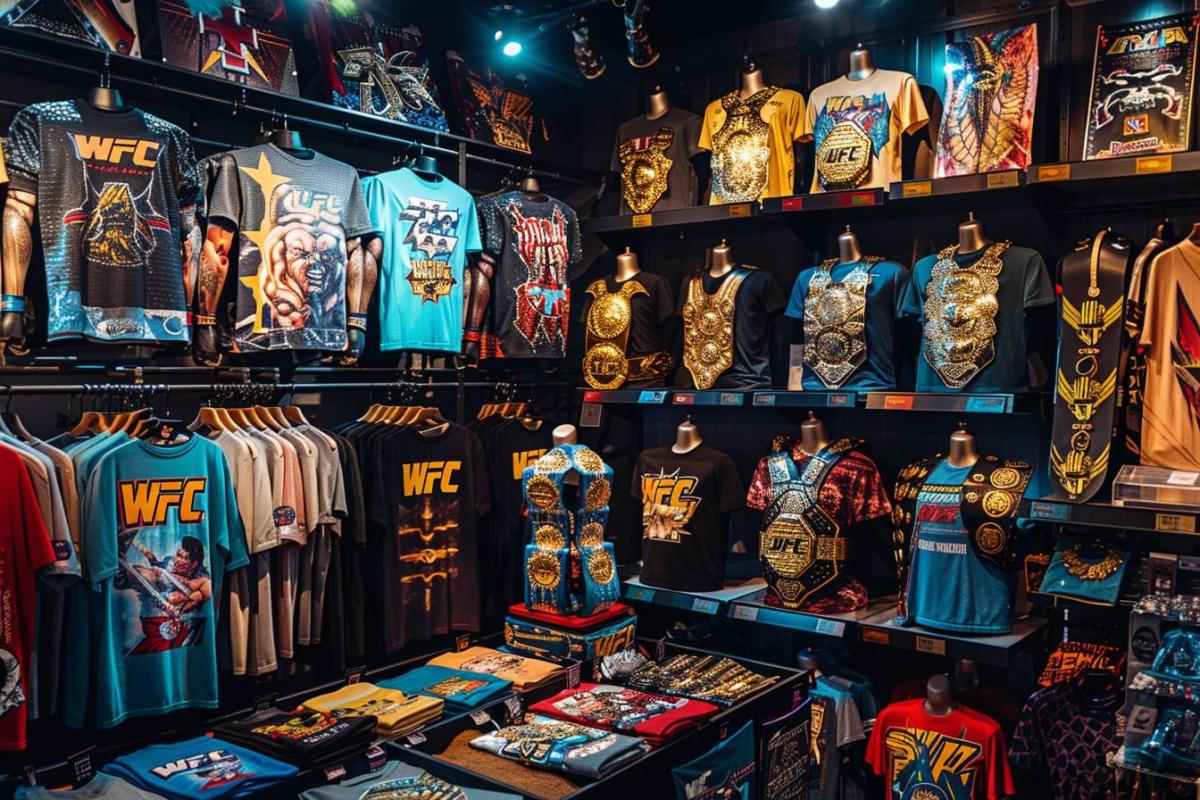 Merchandising WWE : les produits dérivés officiels de la lutte professionnelle à acheter en ligne