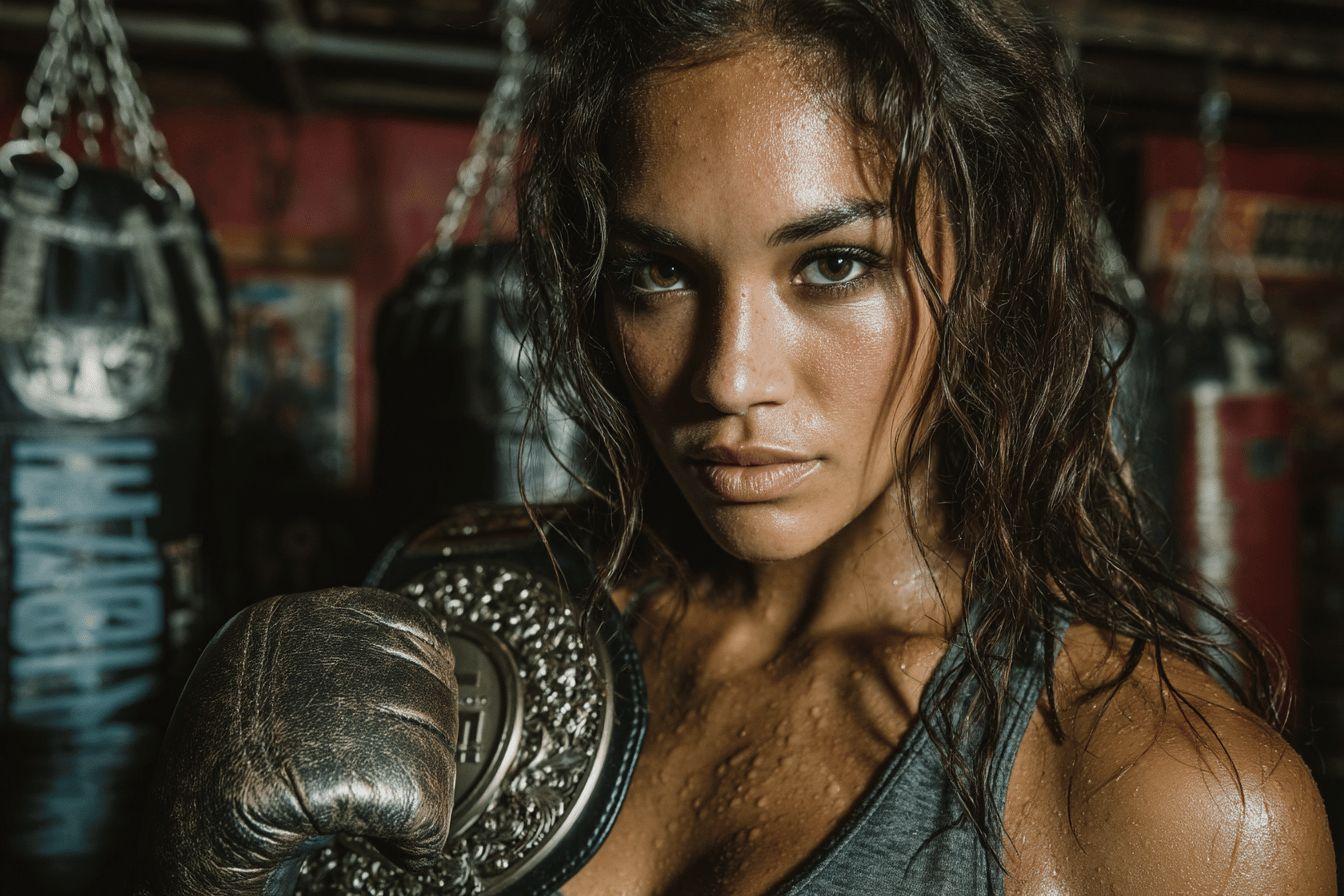 Mia St. John : boxeuse et mère du fils Kristoff St. John dans Les Feux de l'amour