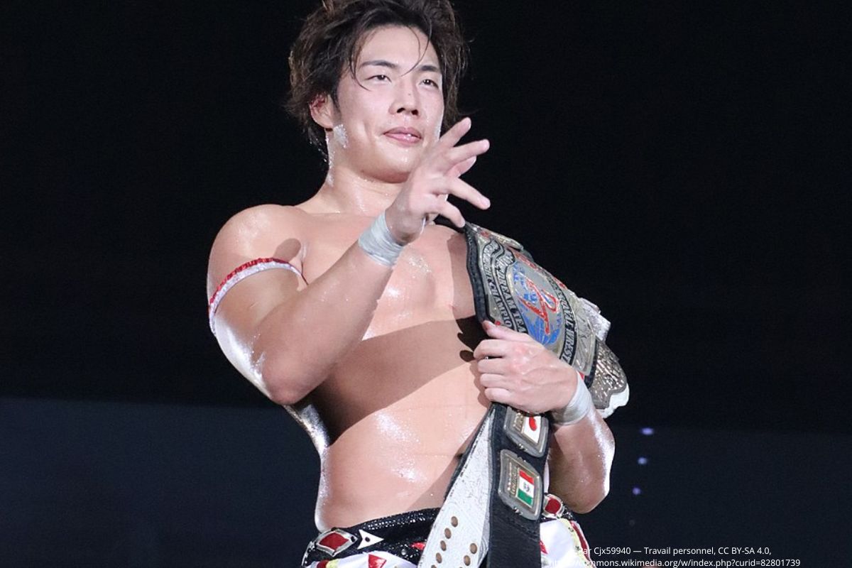 La nouvelle étoile montante du catch japonais brille sur la scène américaine