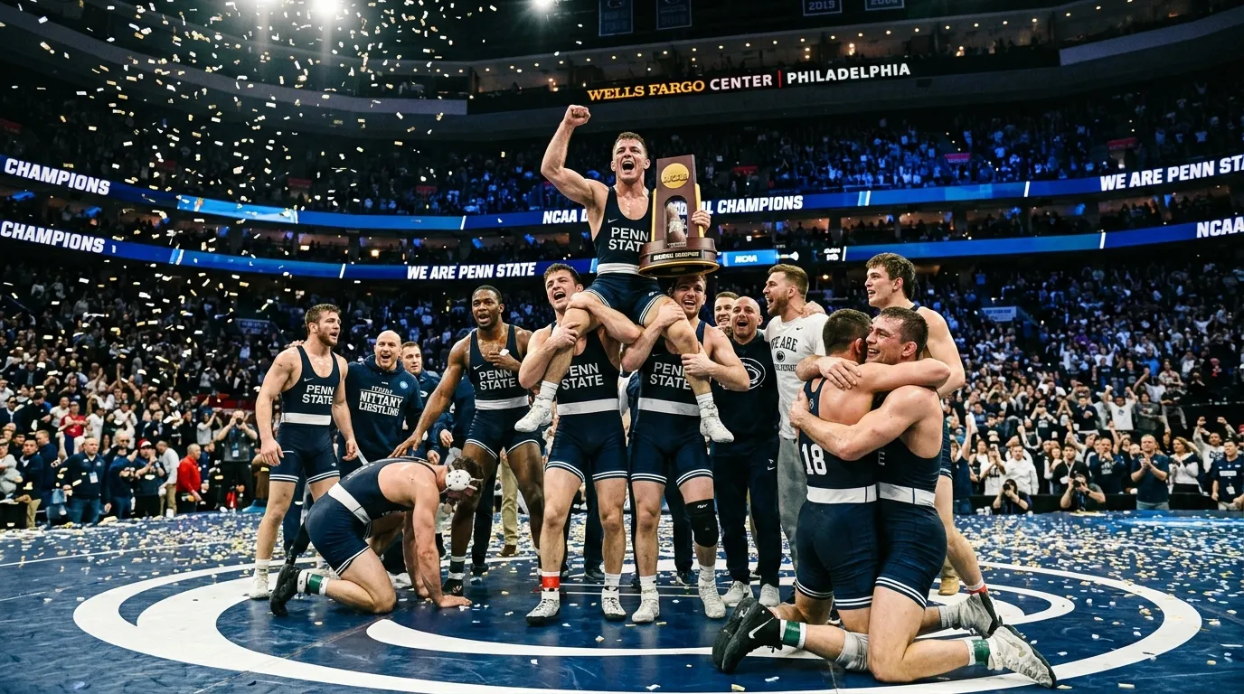 Penn State remporte le championnat NCAA DI de lutte masculine