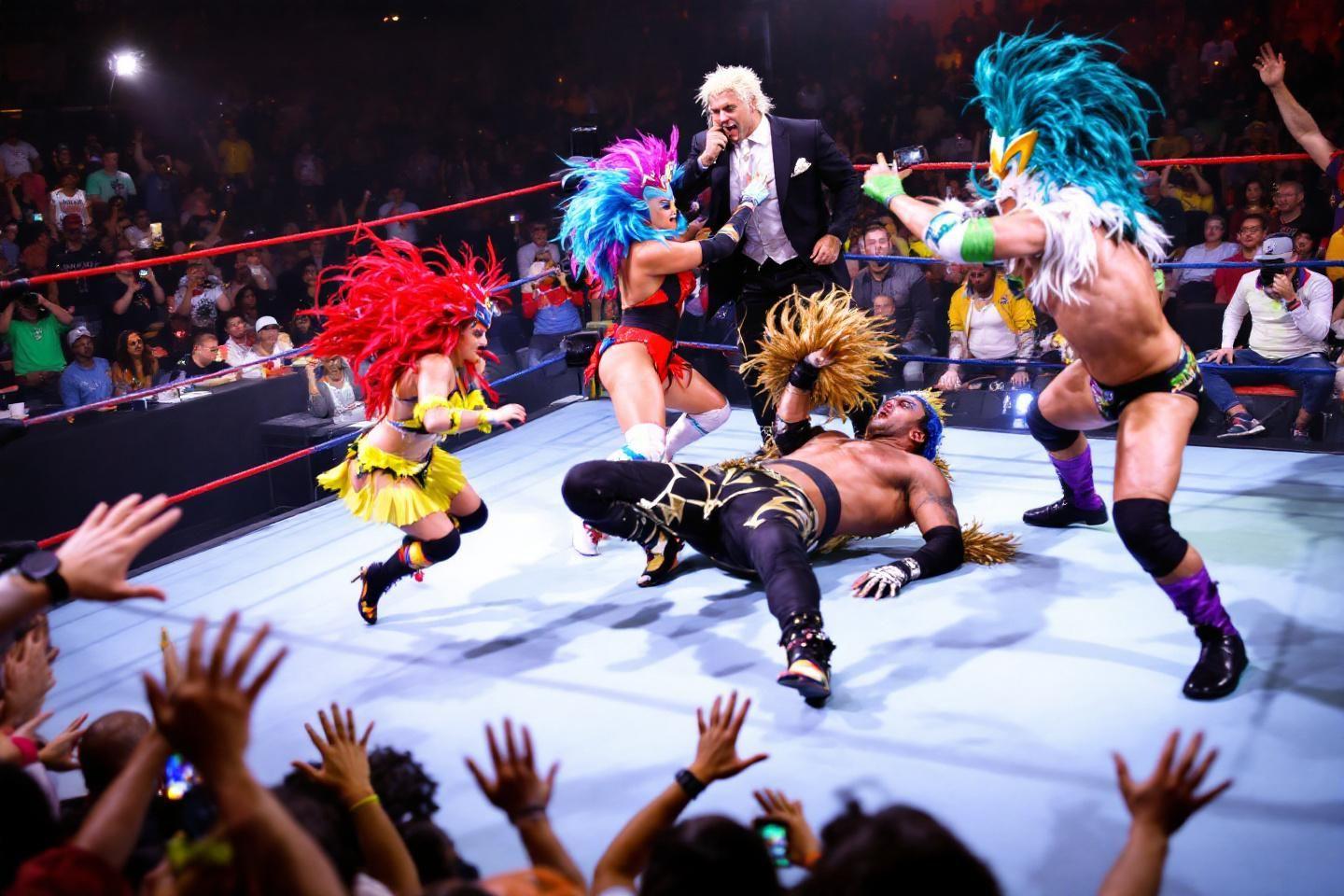 Photos et images haute résolution du Royal Rumble et statistiques de fréquentation