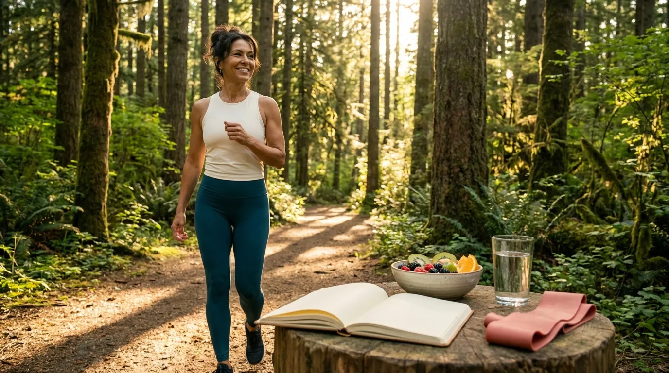 Programme 30 jours : renforcement, étirements et nutrition pour marcheurs
