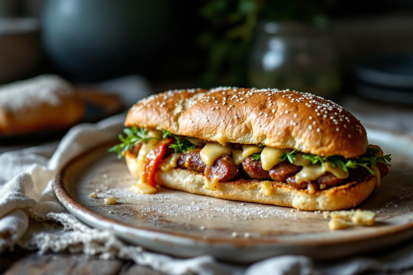 Recette de sandwich gourmand à l'andouillette maison