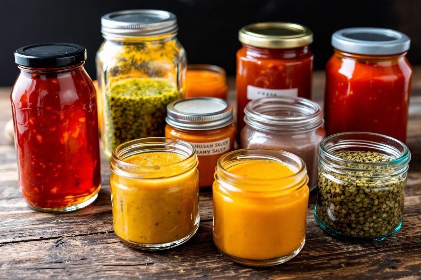 Sauces pour sandwiches et burgers : condiments crémeuses et piquantes