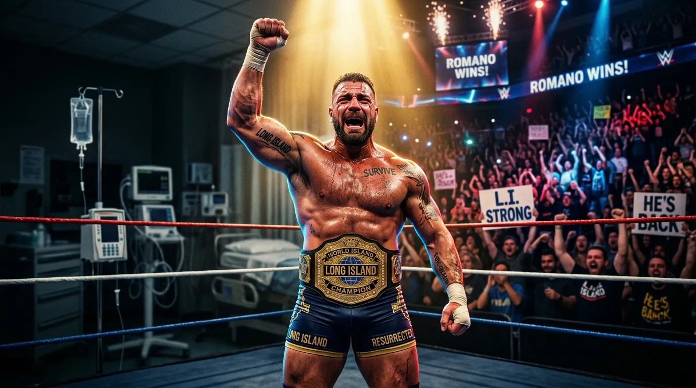 La star de catch de Long Island surmonte une expérience de mort imminente