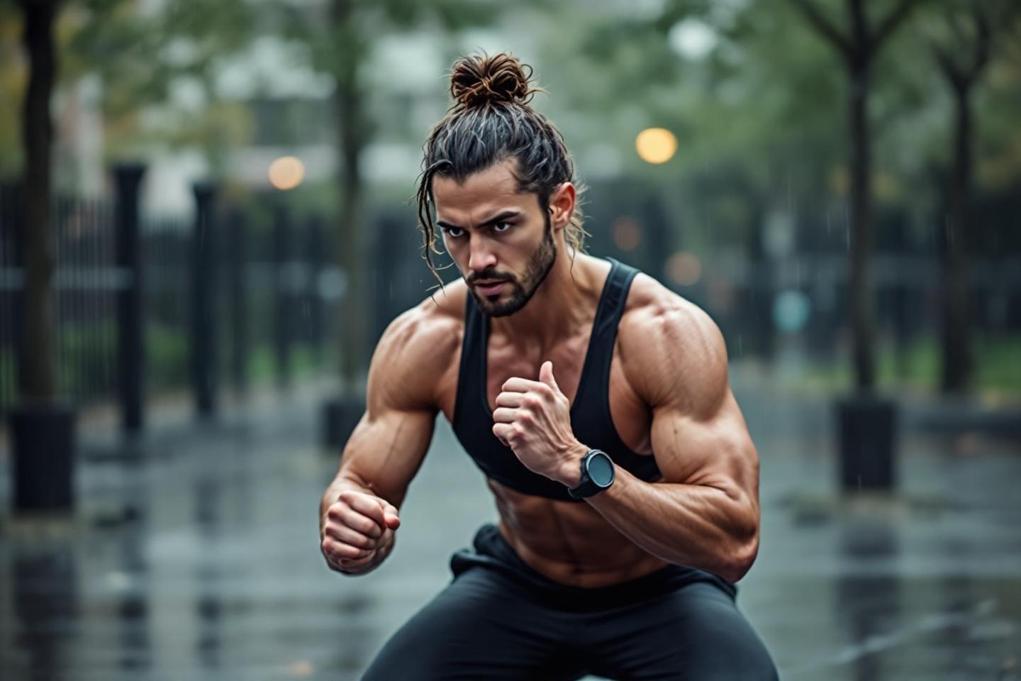 Street workout sous la pluie : une alternative sportive en libre accès