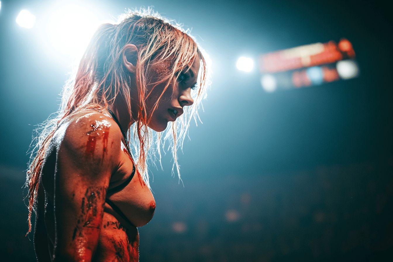 Tiffany Stratton malfunction lors de SmackDown - vidéo et highlights du match WWE