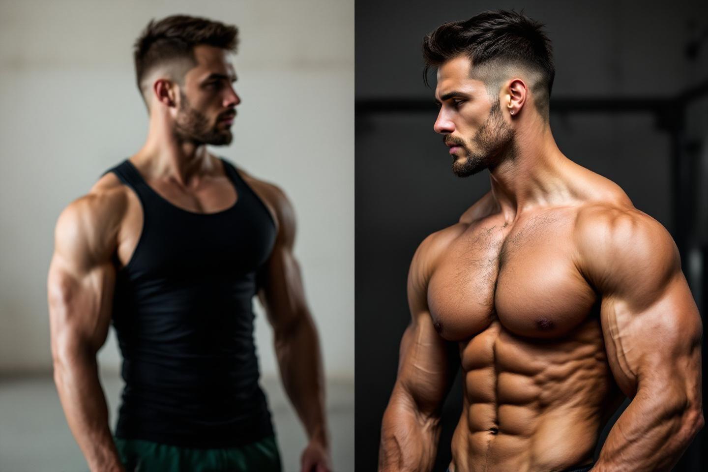 Transformation musculation avant après : résultats et différences